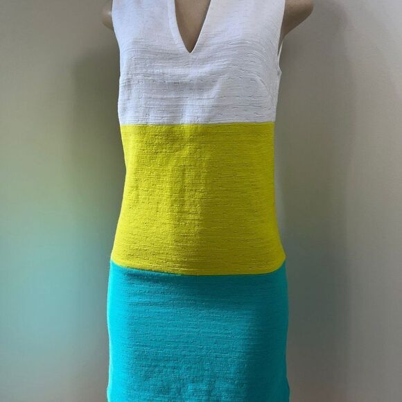 TRINA TURK Miss Brady Women’s Color Block Sleeveless Mini Dress - US 2 - Picture 4 of 10